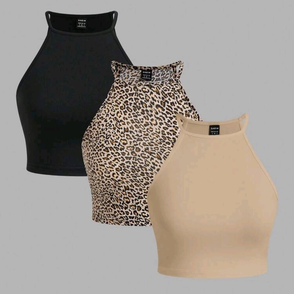 BUNDLE SHEIN Curve Women's Size 0XL Halter Tank Set - Picture 10 of 11